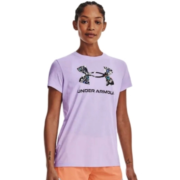 Under Armour Tops - Under Armour Womens Purple Sportstyle Graphic Tee Shirt